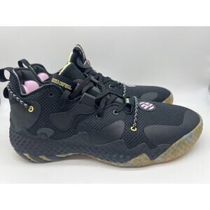 adidas Harden Vol. 6 Black Gold Basketball Shoes GW1712 Men's Size 12 NWT